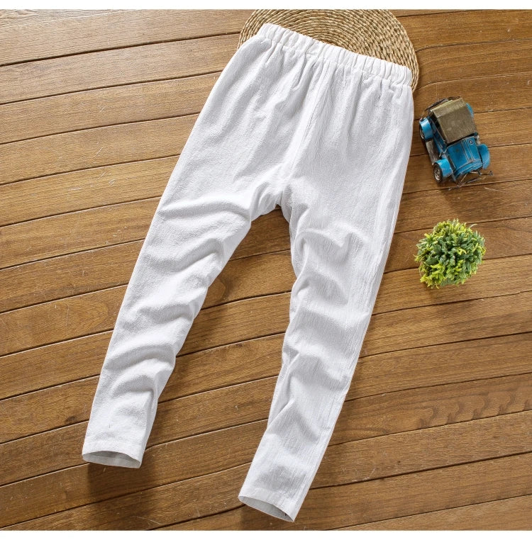 (Camisa + pantalones) Camisa de verano para hombre, camisas de algodón para hombre, camisas casuales de manga corta para hombre, conjunto de ropa talla M-5XL