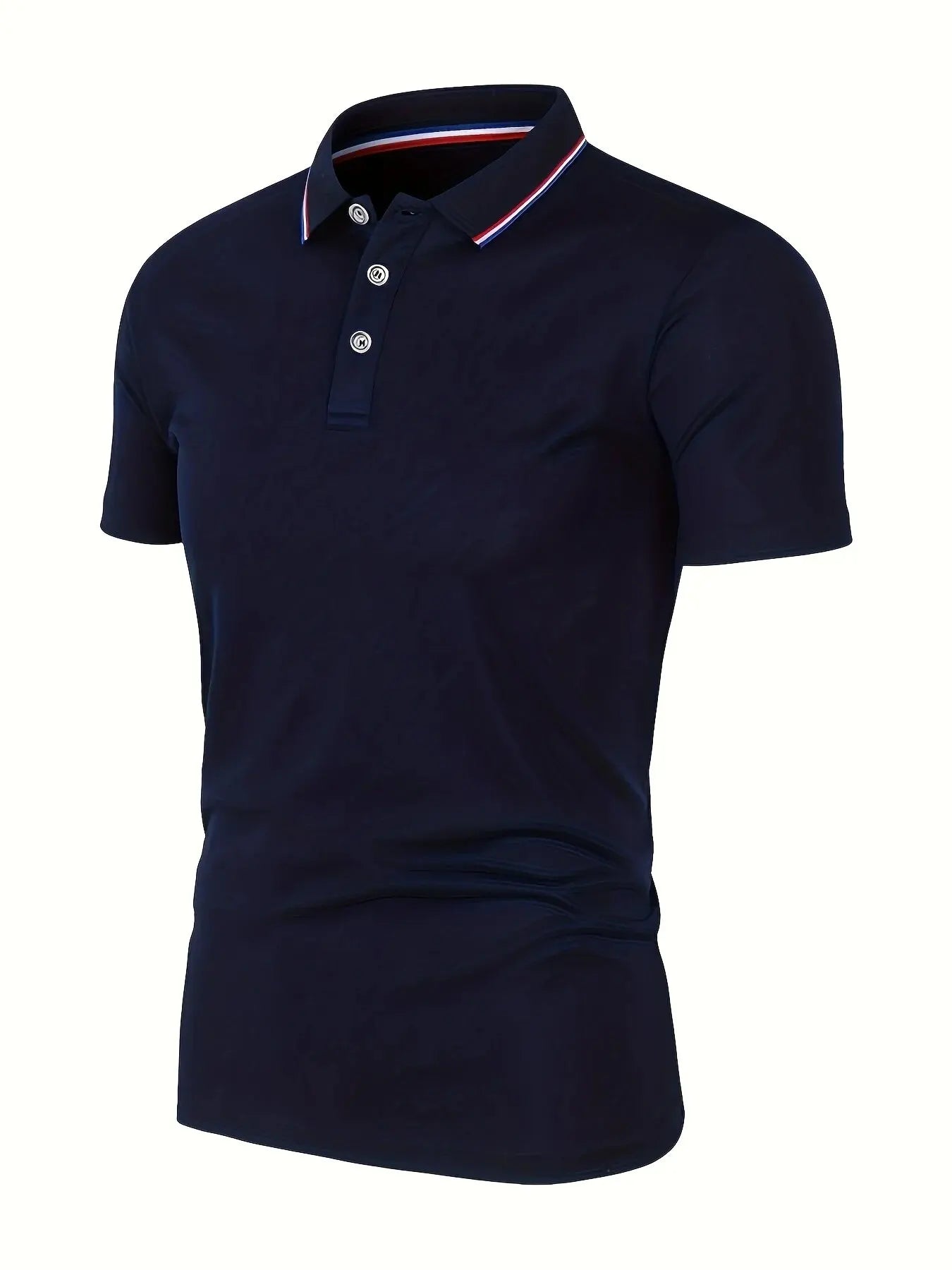 2025 gran oferta, Polo cómodo y transpirable informal de verano para hombre, camiseta de manga corta de Color sólido de alta calidad para hombre