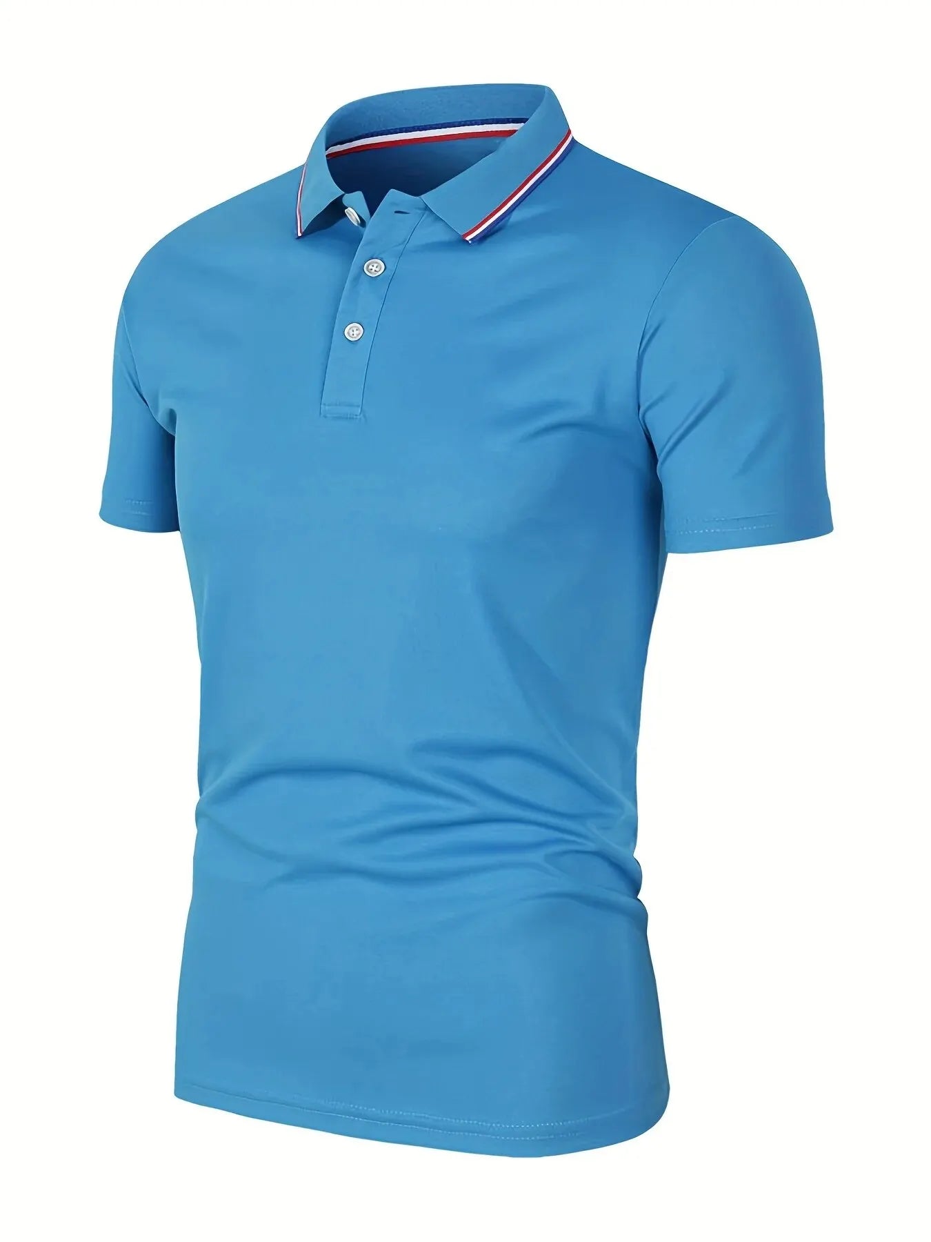 2025 gran oferta, Polo cómodo y transpirable informal de verano para hombre, camiseta de manga corta de Color sólido de alta calidad para hombre